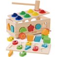 thumbnail image 1 of Puzle Montessori Shape Sorter Jessruly Wooden Pound A Ball, 1 of 6