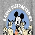 thumbnail image 3 of Disney Classics - Easily Distracted By Puppies - Women's Short Sleeve Graphic T-Shirt, 3 of 5