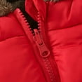 thumbnail image 6 of Toddlers Fleece Jackets Thick Warm Baby Girls Boys Soft Lovely Hoodies Down Coat Outerwear, 6 of 8