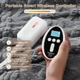 thumbnail image 4 of Lumiparty Electric Heated Blanket King Size 90"x100", with Dual Control, Wireless Electric Tufted Sherpa Heating Blanket, 6 Heating Levels, Overheat Protection, Gray, 4 of 8
