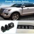 thumbnail image 2 of Interruptor de ventana eléctrica Unique Bargains No.GB5Z14529DA para el lado del conductor delantero izquierdo para Ford Explorer Police Interceptor Utility 2016-2019 Negro, 2 of 7