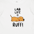thumbnail image 4 of Inktastic Lab Life is Ruff Yellow Lab Boys or Girls Baby T-Shirt, 4 of 5
