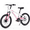 white, variant on POVANLI 20 Inch Bike,Mountain Bike Ages 8-12, Single Speed Bicycles, Front Suspension Disc Brake, 11 Inch Height Steel Frame