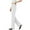 #55-White, variant on Wide Leg Pants Woman Pull on Stretchy Work Dress Pants High Waisted Business Casual Trousers Slacks