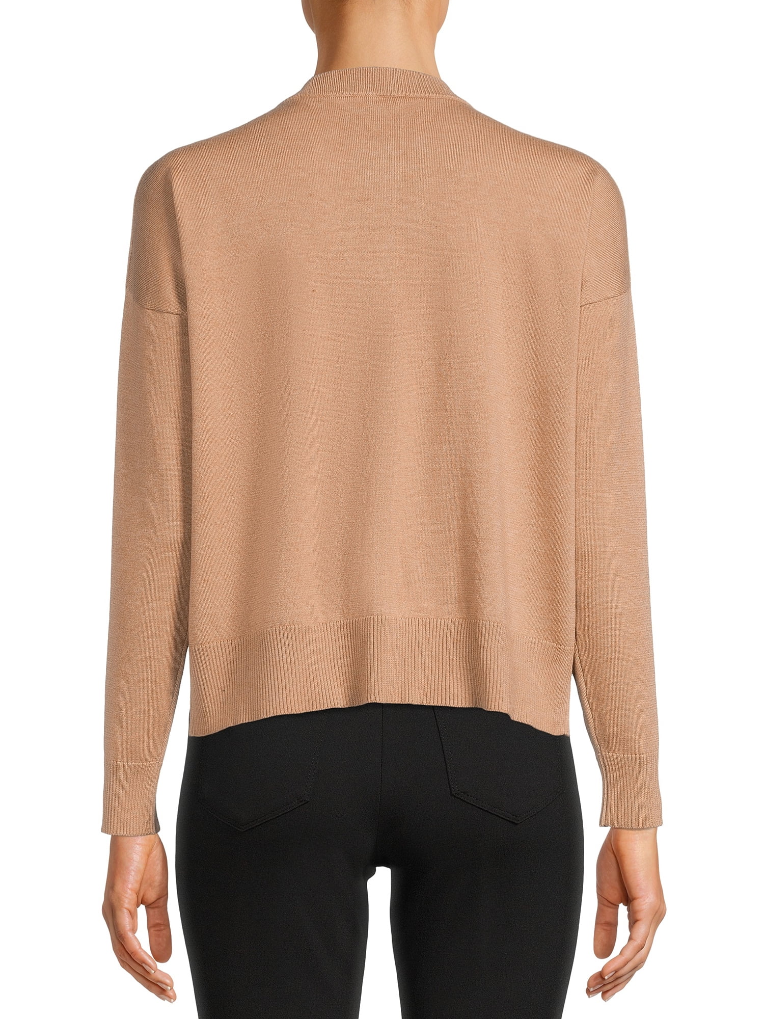 Time and Tru Women's Button Front Cardigan Sweater