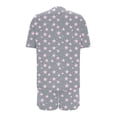 thumbnail image 5 of Fengactive Women's Plus Size Pajama Set Cute Cartoon Print Sleepwear Short Sleeve Top and Shorts Loungewear, 5 of 6