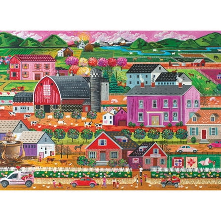 RoseArt Kodak 1000-Piece Spring Country Adult Interlocking Jigsaw Puzzle