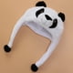 thumbnail image 5 of Adorable gorro de peluche de animal para esquiar en invierno, con orejeras de panda para niños y adultos (blanco), 5 of 8