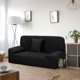 thumbnail image 3 of Muebles Sofá Sofá Cubierta elástica Funda protectora negra 76 '' - 90 '' Negro, 3 of 10