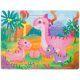 thumbnail image 1 of Rompecabezas para niños pequeños Rompecabezas de madera de dibujos animados Coloridos animales del zoológico Juguetes educativos de aprendizaje Regalo para niños pequeños Niños, Dinosaurio Muyoka Hogar, 1 of 6