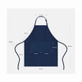 thumbnail image 3 of TG Black Utopia Kitchen 2-pack adjustable bib apron with 2 pockets, 3 of 5