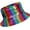 B2: Rainbow, variant on Rock Metallic Bucket Hat Reversible Cap Unisex Fisherman Wide Brim Rock Punk Hippie Hat