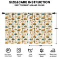 thumbnail image 2 of Blackout Kids Curtains,Cartoon Construction Vehicles Barriers Beige Pattern Childrens Insulated Curtains Set Of 2,Bedroom Essentials,Toddler Room Decor 42"x54", 2 of 5