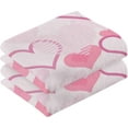 thumbnail image 2 of Dreamtimes Valentine's Day Cotton Hand Towel Super Soft and High Absorbent Bath Towel Fast Drying Hand Towel for Home Bathroom Gym Hotel Yoga (2 Pack),16 x 28 inch, 2 of 7