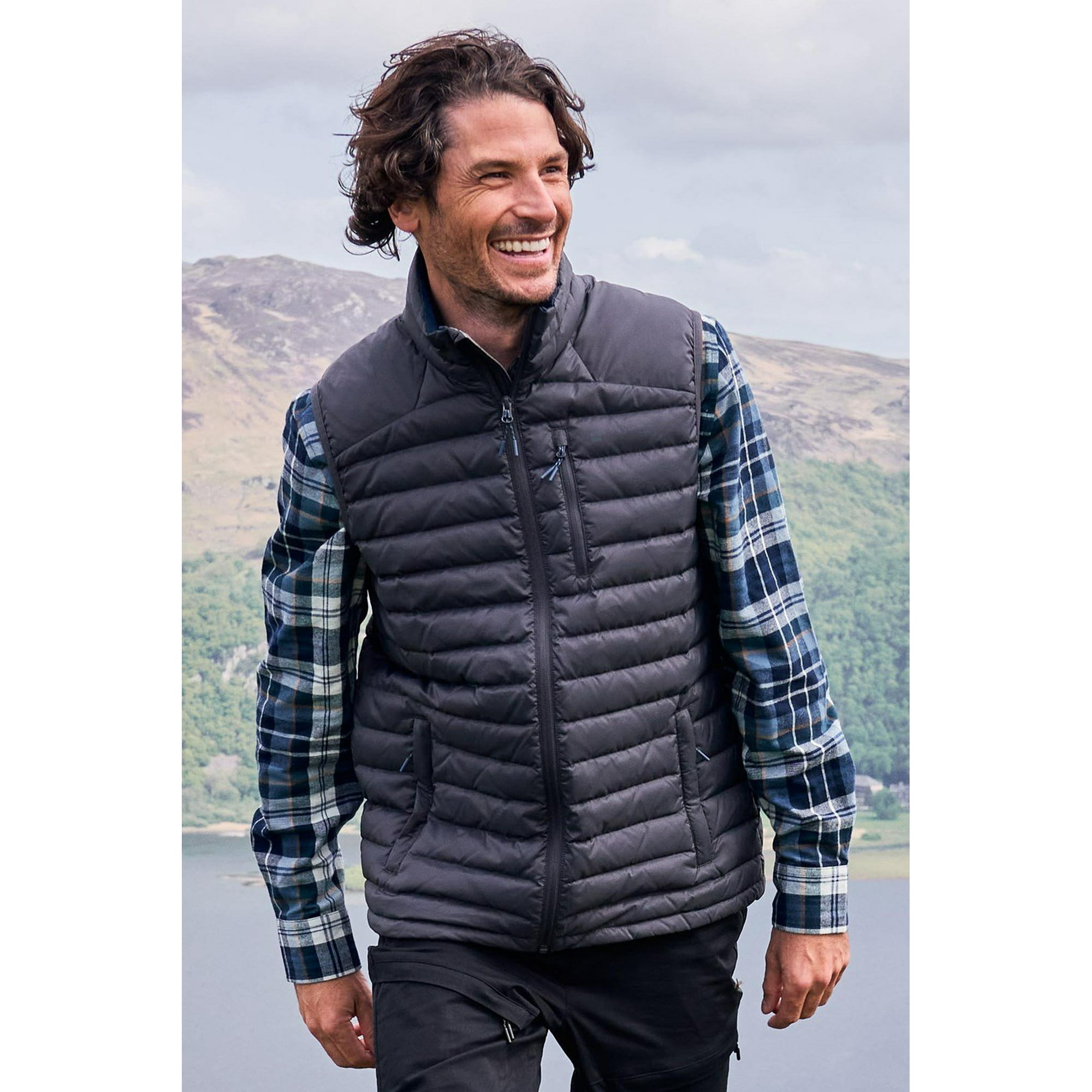 Mountain Warehouse Henry Extreme Mens Down Vest Navy Size XS