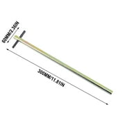Triangular Elevator Key Elevator Door Key Long Elevator Key for Emergency Elevator Door Lift