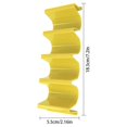 thumbnail image 4 of Worallymy Taco Holder Restaurant Street Food Cart Taco Sandwich Display Stand Wave Shaped Rack Amarillo Tipo de plástico Worallymy JD735810501, 4 of 7