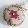 thumbnail image 3 of Pack de 4 adornos navideños colgantes navideños muñecos de lino estampado muñecos colgantes para arbol de navidad regalos de navidad relleno algodón + paño ANGGREK Otros, 3 of 8