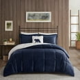 thumbnail image 2 of Full/Queen Plush to Sherpa Down Alternative Comforter Set, 2 of 10