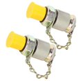 thumbnail image 2 of 2Pcs Hydraulic Test Adapter High Pressure Hose Fitting Measuring Point Coupling Tool(1/4inM16 x 2 ), 2 of 5