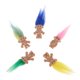 thumbnail image 3 of 10Pcs Troll Dolls Lucky Dolls Dollhouse Niños Aficionados Muñeca Coleccionable SM SunniMix Muñecas Troll Vintage, 3 of 8