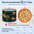 thumbnail image 2 of Linen Drum Lampshades Tropical Tiger Jungle Animal Vintage Forest Green Orange 13"x13"x10" Light Shade for Table Lamps Floor Lamps Drum Lamp Shades Lampshade Replacement Assembly Required, 2 of 8