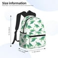 thumbnail image 4 of Haiem Sea Turtle Lightweight Backpack for School, Classic Basic Water Resistant Casual Daypack for Travel with Bottle Side Pockets, 4 of 8