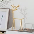 thumbnail image 4 of Miangastore 1Pc Creative Deer Jewelry Rack Iron Art Earrings Necklace Ring Display Rack, 4 of 8