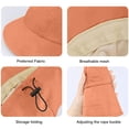 thumbnail image 3 of Sombrero de protección solar ajustable con circunferencia de 54-58 cm, sombrero de verano para mujer, anti-ultravioleta, de secado rápido, transpirable, 3 of 5
