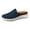 Dark Blue, variant on Mules for Women Men Shoes Slip on Sneakers Knit Flats Lightweight Breathable Comfortable Walking Shoes