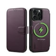 thumbnail image 2 of Dteck  Women Men Case for iPhone 15 Plus,iPhone 14 Plus Magnetic Leather Card Slots Luxury Business Case Compatible MagSafe Flip Stand Cover for iPhone 15 Plus/14 Plus,Purple, 2 of 9