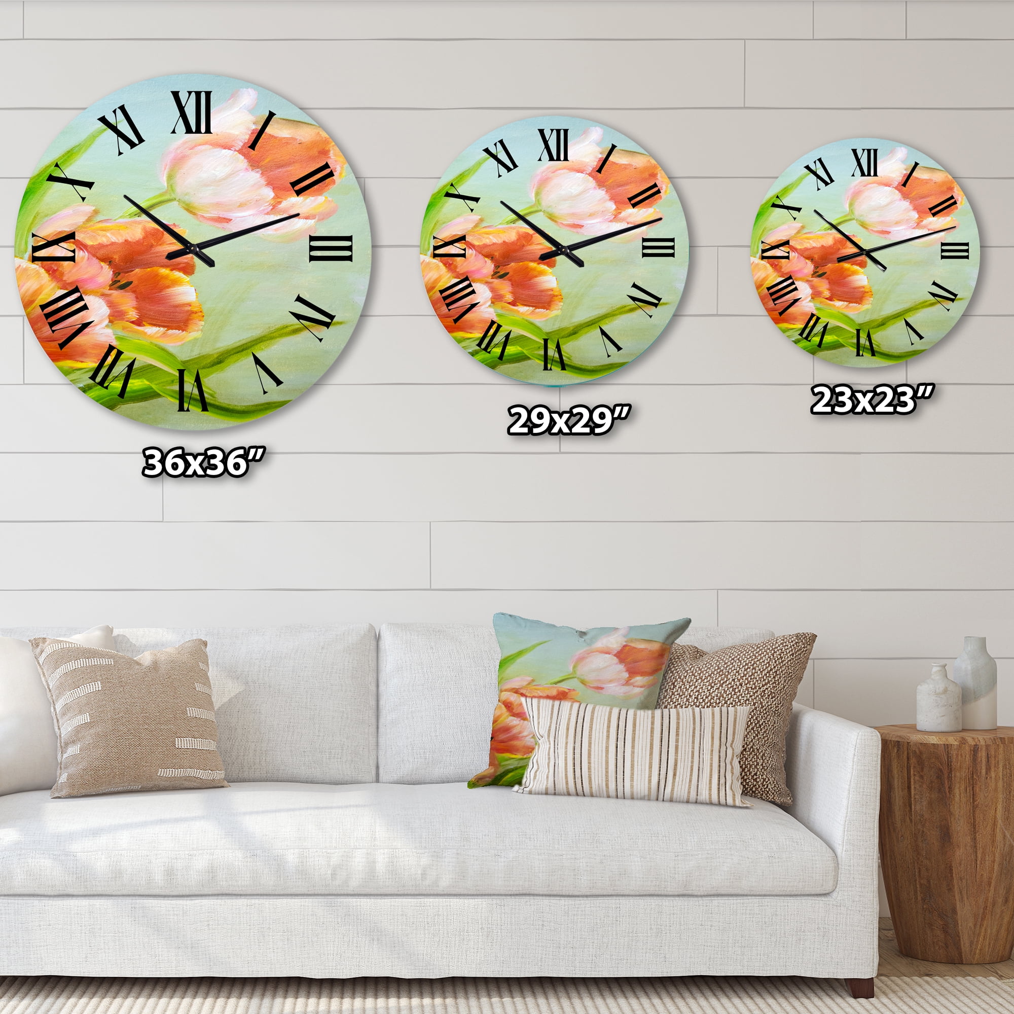 Designart 1 in Traditional Wall Clock