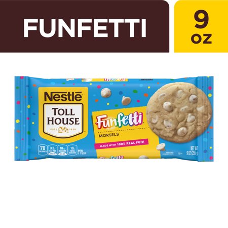 Nestle Toll House Funfetti Baking Morsels, 9 oz Bag