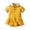 Yellow, variant on WEIGFI Toddler Baby Cotton Girls Bodysuit Romper With Snaps Short Sleeve Solid Color Onesie Lapel Outdoor Play Summer Casual Everyday Wear Sweet Beach Overalls,Yellow,18-24 Months