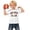 White, variant on Toddler Boys T-Shirts Big Bro Short Sleeve Tee Round Neck Casual Summer Tops Soft Everyday Wear T-Shirts Black 12-18Months