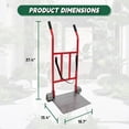 thumbnail image 3 of Heavy Duty Plant Dolly Caddy with Wheels, 661 Lbs Weight Capacity Potted Plant Mover for Indoor, Outdoor, Patio, Garden Settings, 3 of 9