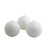 Zest Candle CBZ-040 2 in. White Citronella Ball Candles -12pc-Box