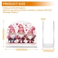 thumbnail image 3 of Gnomes Pink Napkin Holder for Table Clear Napkin Stand Paper Holder Acrylic Organizer Dispenser Napkins for Dinner Kitchen Restaurant Room, 3 of 8