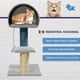 thumbnail image 3 of Rascador para Gatos 75 cm de Alto – Juguetes para Gatos y Cama para Gato Casa para Gato, Cama y Rascador -Todo en 1 El Hogar Perfecto para tu Gato – Rascadores Gatos Incluye Catnip Líquido GOLDEN KING IGLUGRACLA, 3 of 8