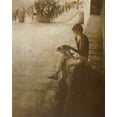 thumbnail image 2 of Sgarbossa, Antonio 15x18 Gold Ornate Wood Framed with Double Matting Museum Art Print Titled - IN PIAZZA VECCIA, 2 of 4