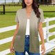 thumbnail image 2 of Camiseta de Cuello Redondo de Color Sólido Casual de Ajuste Suelto con Poliéster Suave, Camiseta de Verano para Uso Diario en Casa O Trabajo, 2 of 7