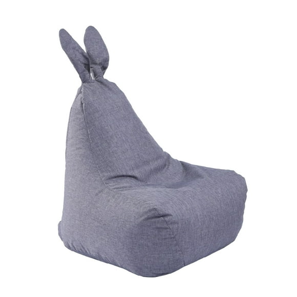 Funda para Silla con Forma , Funda para Sofá Sin Relleno, Organizador de Juguetes de Peluche con Relleno de Animales Cómodos para gris Zulema cubierta de bolsa de frijoles