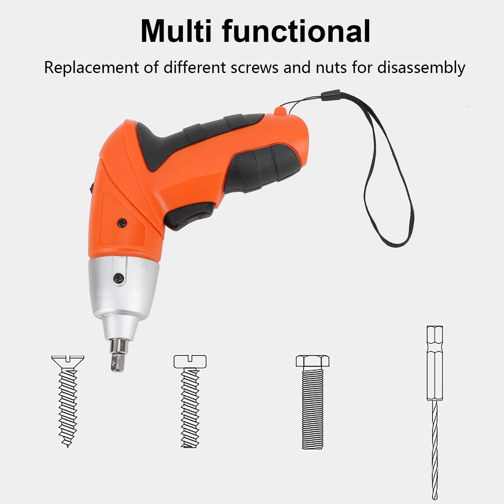 YAHHU 3.6V Portable Electric Screwdriver Set – 45 Bits, 180 RPM, High‑Speed Mini Power Tool for Home Repair & Electronics