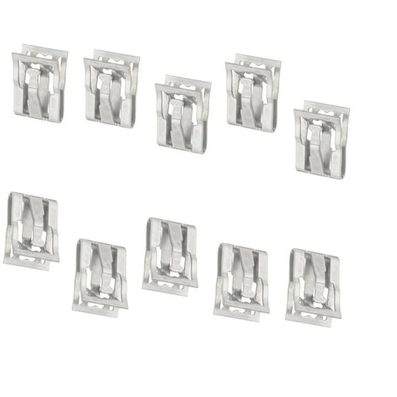 Tesla Model S Lower Rocker Panel Trim Edge Clips, Pack of 10, 2012-2023