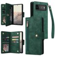 thumbnail image 1 of Case for Google Pixel 6 PRO 5G Magnetic Leather Zipper Wallet Cover Card Holder, 1 of 5
