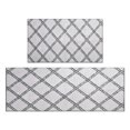 thumbnail image 1 of Experience Elegance with Black Boho Kitchen Rug Set - 2 Piece, Non-Slip, Washable Rugs for Black and White Kitchen Floor Decor, 1 of 7