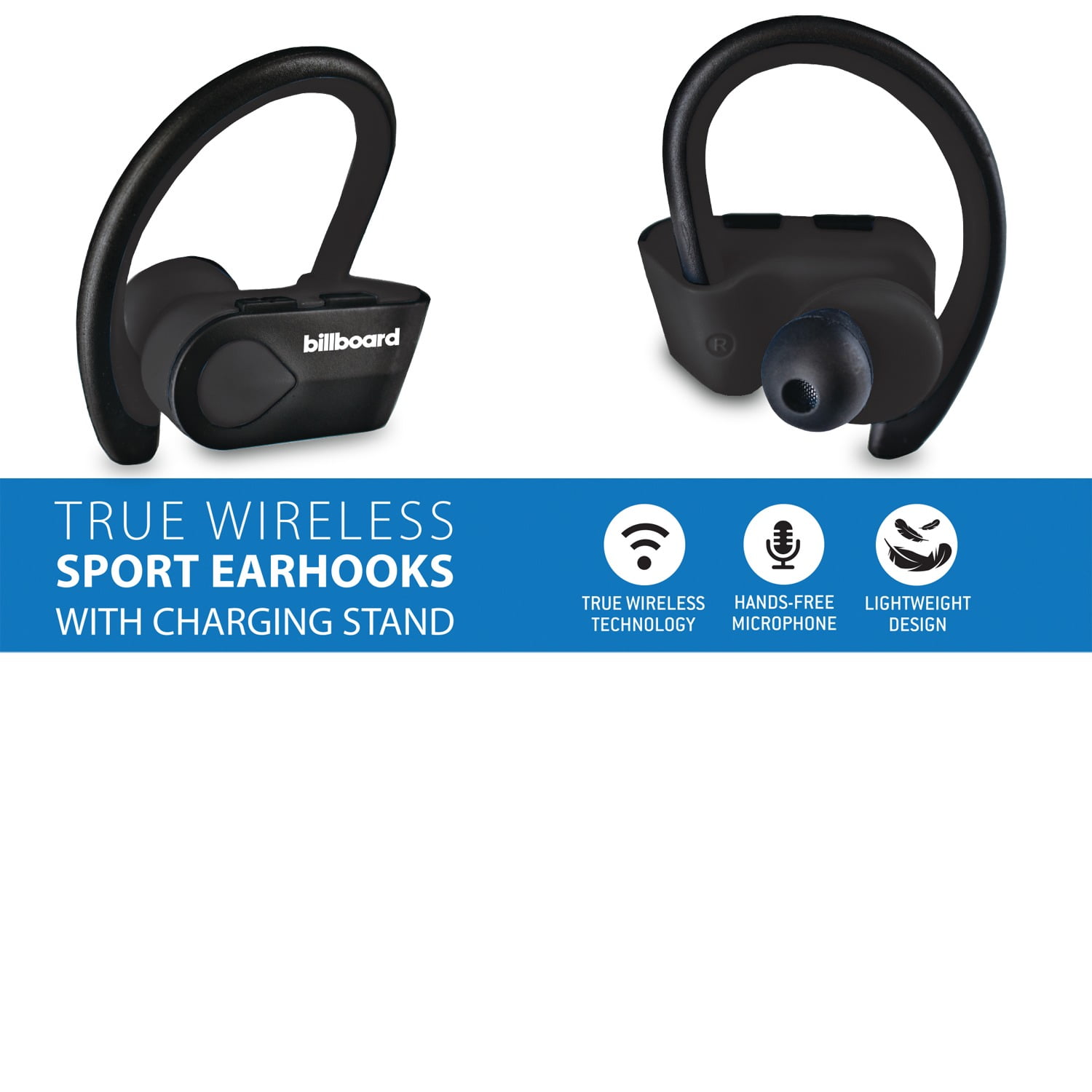Billboard® True Earhook Earbuds With 