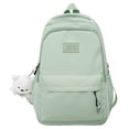thumbnail image 1 of Casual Book Bags Large Capacity Woman Backpack Simple for Outdoor Sport (Black), 1 of 10