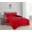 Red & black, variant on Empire Home Bed in A Bag Reversible Down Alternative All Season Comforter Set with Sheet Set Included !!