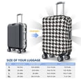 thumbnail image 5 of Picia Houndstooth Black And White Luggage Protector Cover Thicken Suitcase Protector Cover Fit 18-32 Inch Luggage-X-Large(without luggage), 5 of 9